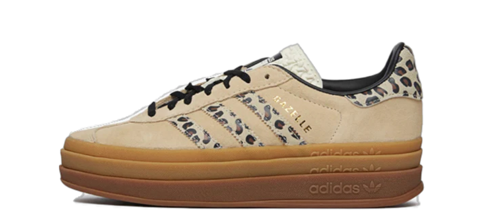 Gazelle Bold Cream Black Leopard