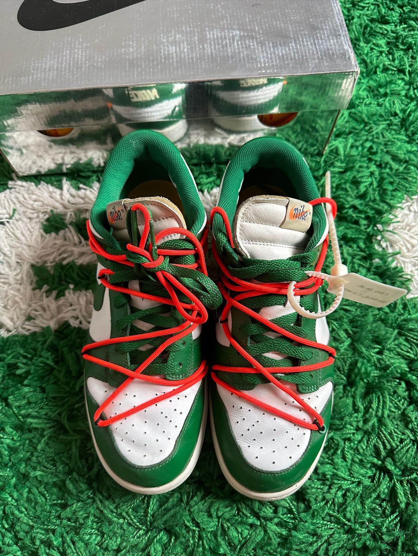 Dunk Low Off-White Pine Green 43