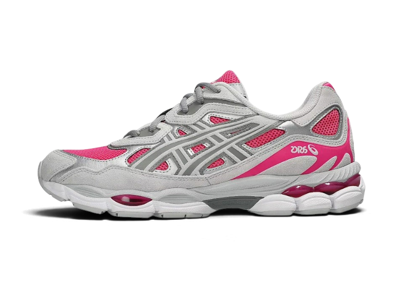 Baskets We Have It ASICS Gel-NYC en mesh rose vif et empiècements gris béton avec amorti Gel pour un look urbain