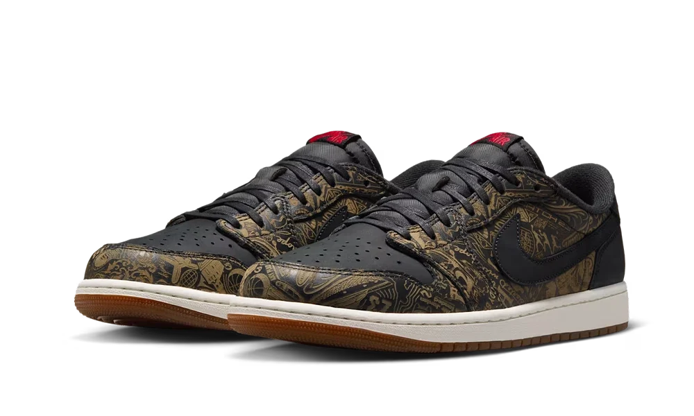 Air Jordan 1 Retro Low OG Laser Black University Red