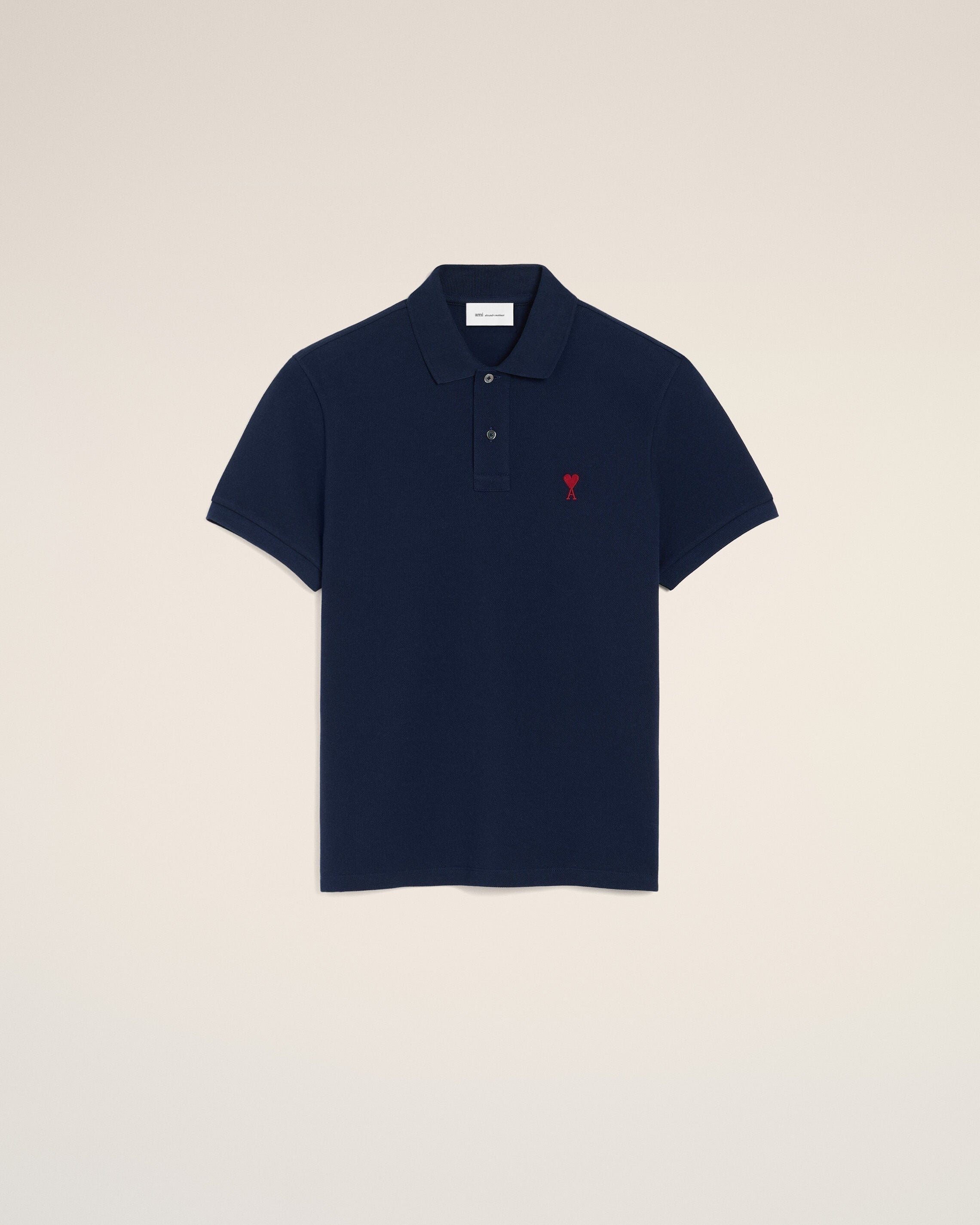 Polo Ami de Cœur Bleu Marine - Ami Paris