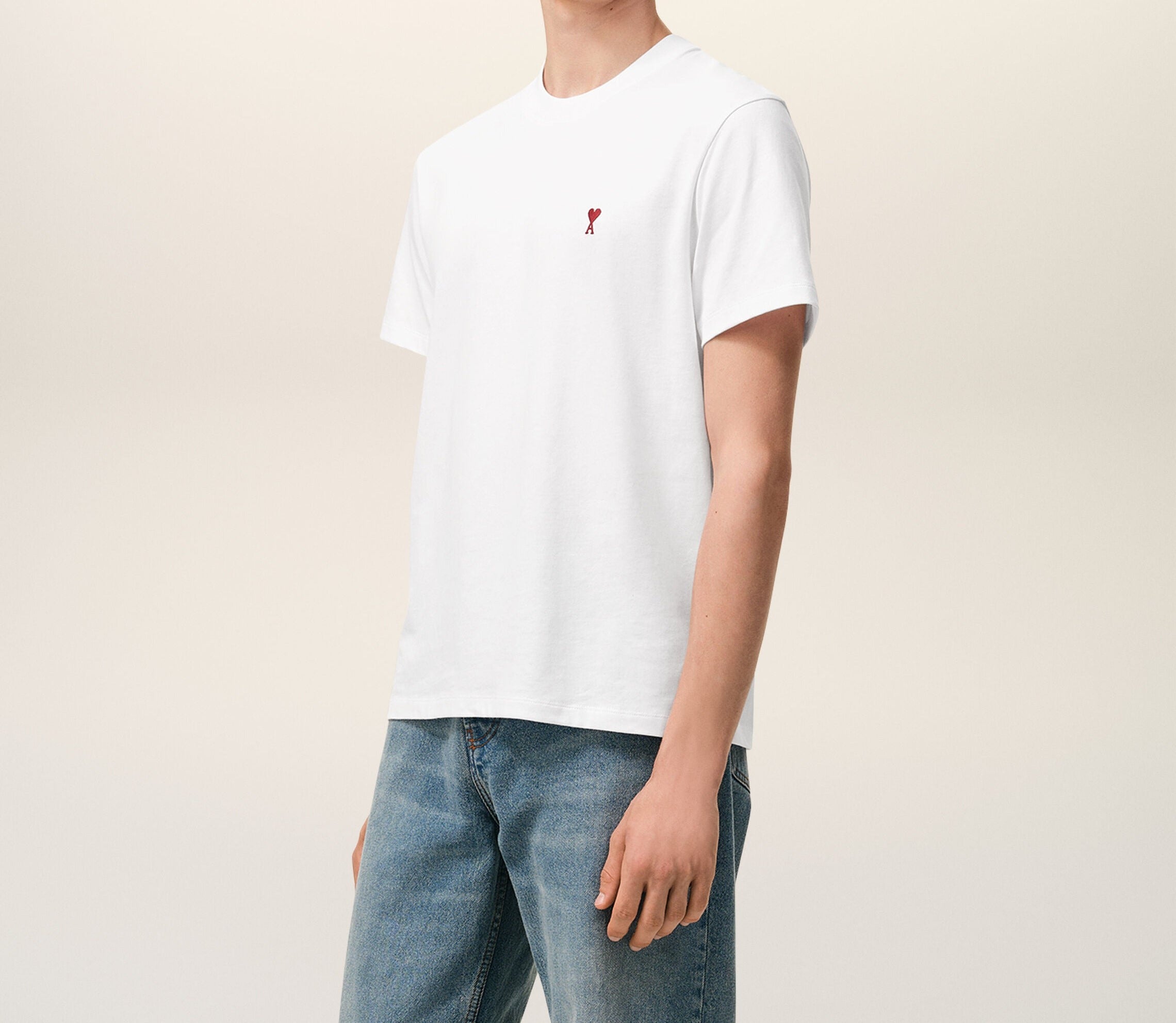 T-Shirt Ami de Cœur – Ami Paris – Blanc