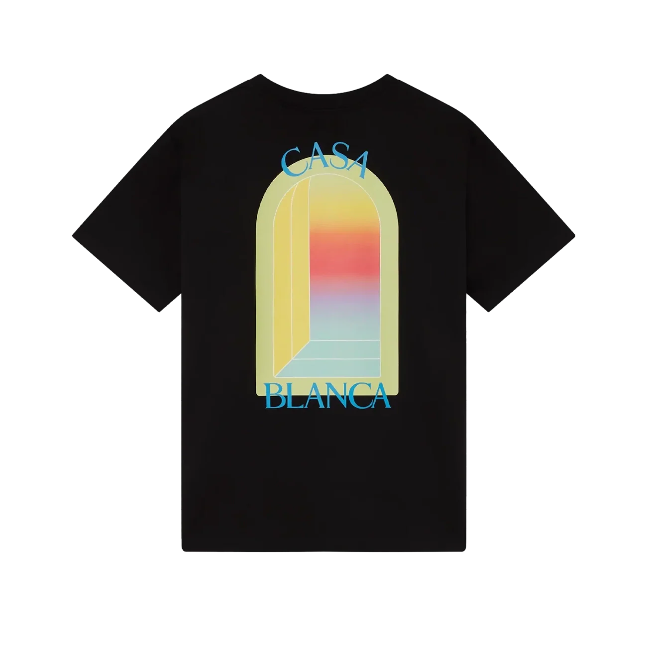 T-shirt Casablanca L'Arche Colorée Noir