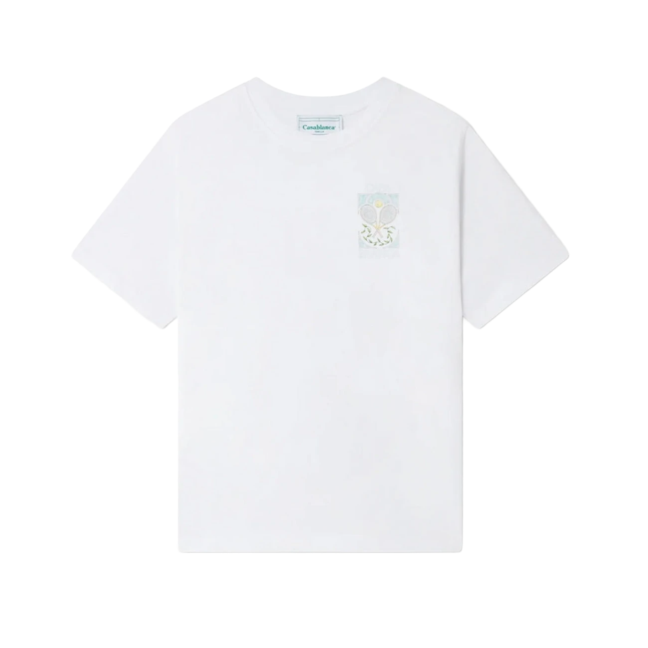 T-Shirt Tennis Pastel - Casablanca - Blanc