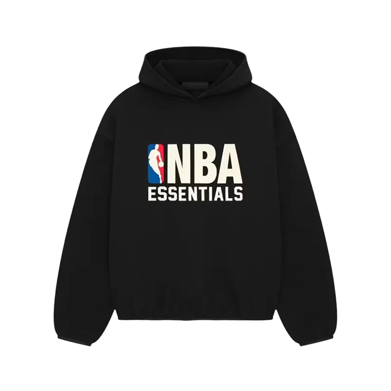 Fear of God Essentials NBA Hoodie Black