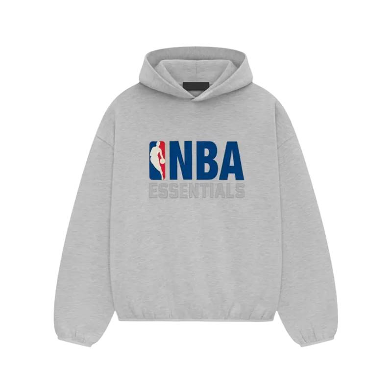 Fear of God Essentials NBA Hoodie Light Heather