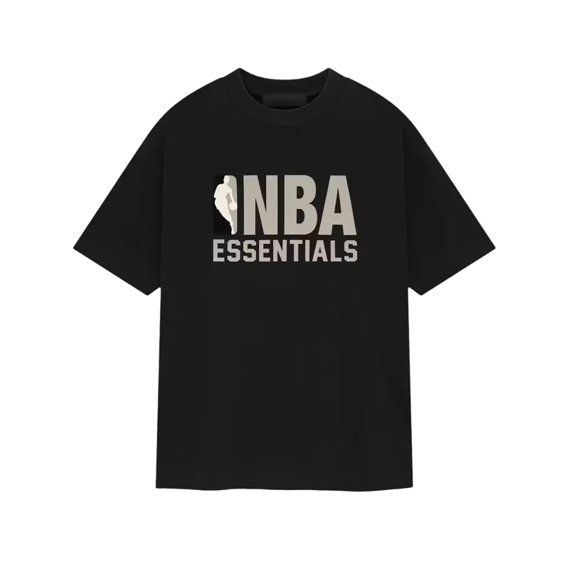 Fear of God Essentials NBA Tee Black (SS25)