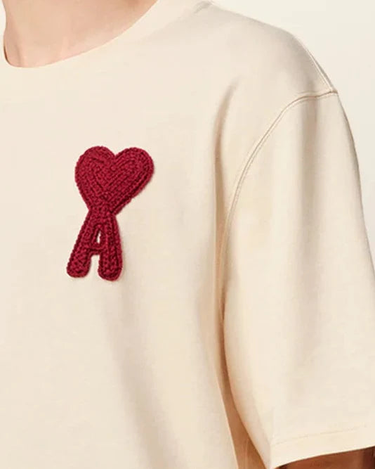 T-Shirt Patch Ami De Coeur – Ami Paris – Rouge