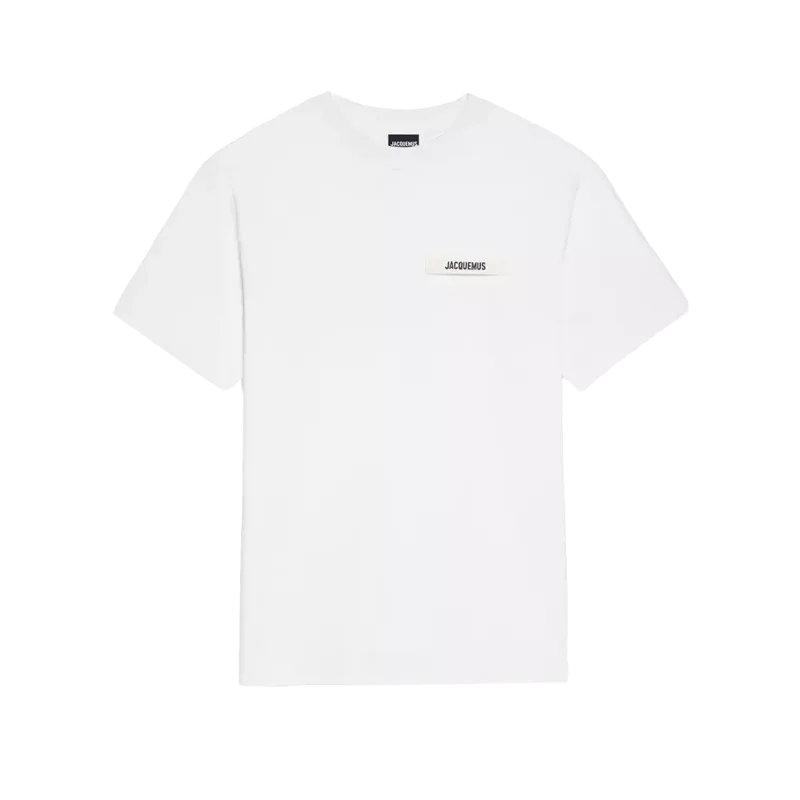 Jacquemus Le T-shirt Gros Grain White - 712251603