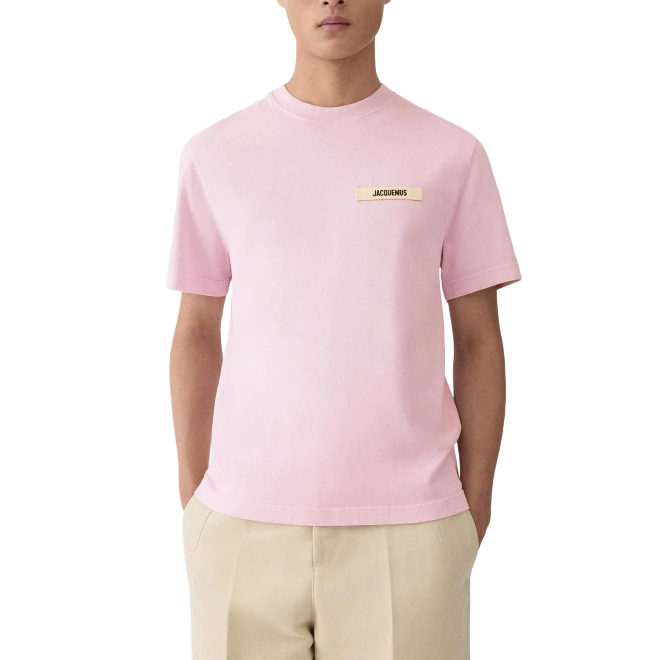T-Shirt Gros Grain – Jacquemus – Rose Bonbon