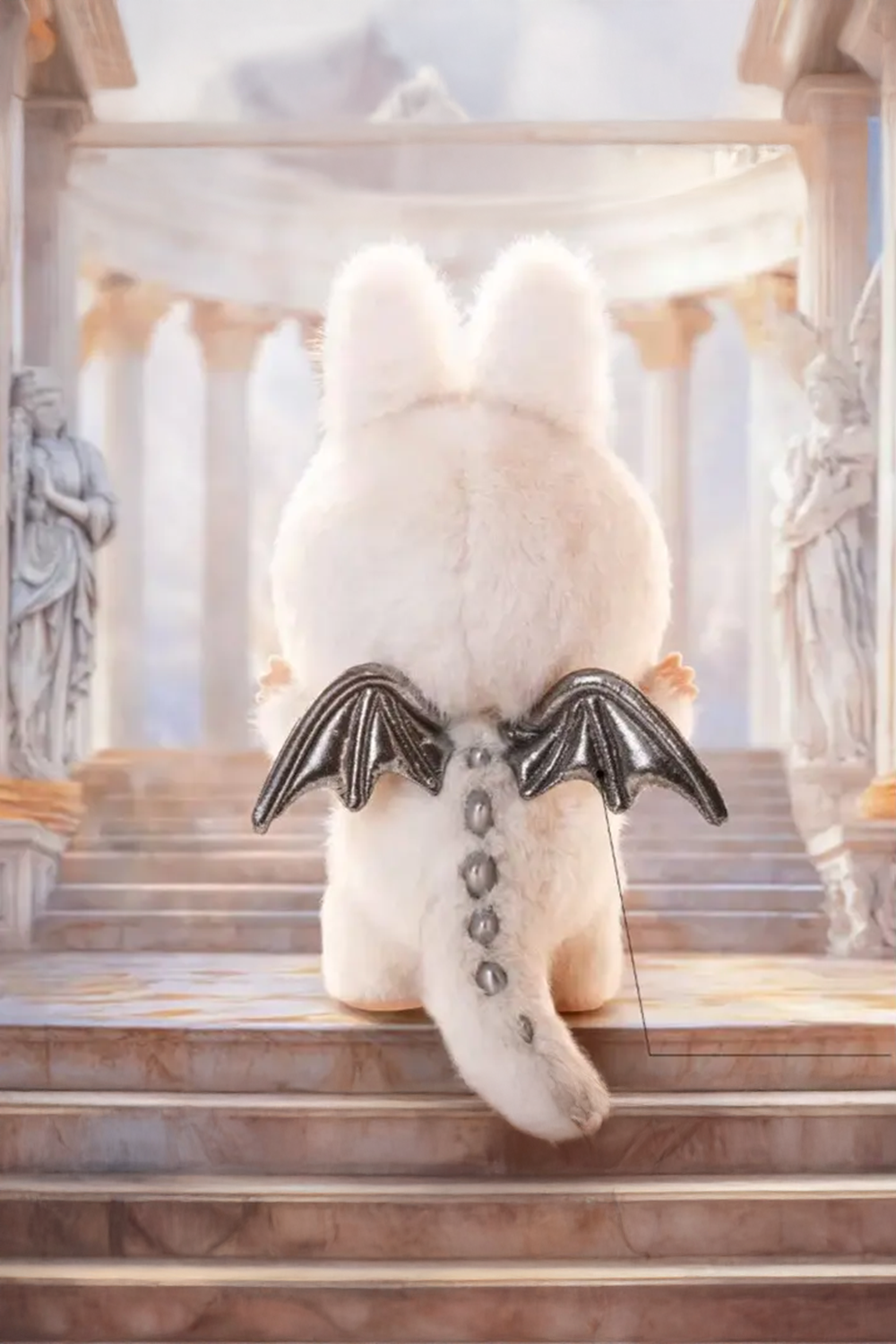 Pop Mart The Monsters Labubu Zimomo Angel in Clouds Figure