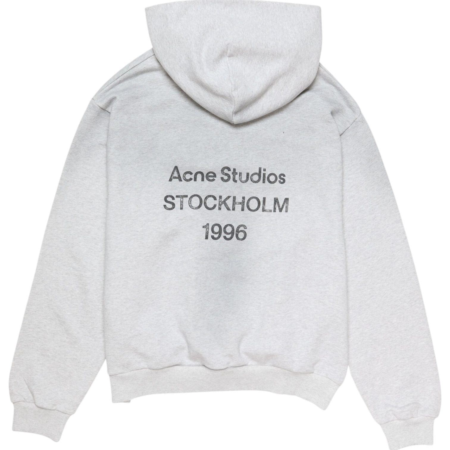 Hoodie Fleece Logo – Acne Studios – Gris Chiné