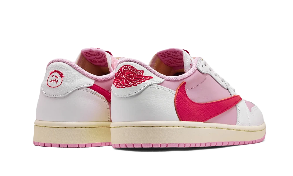 Air Jordan 1 Retro Low OG SP Travis Scott Sail Tropical Pink