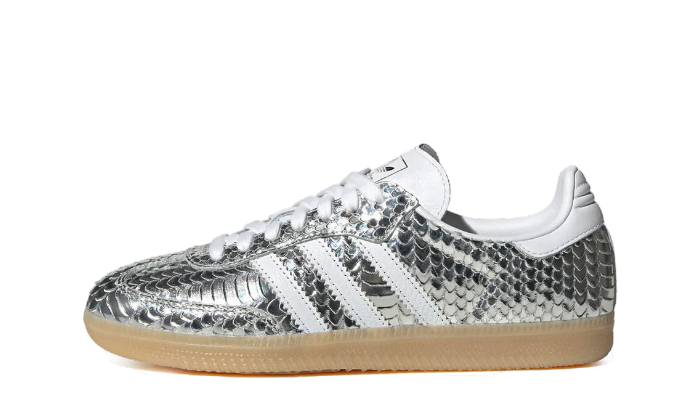Samba OG Patent Snakeskin Silver Metallic