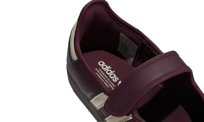 Samba Jane Maroon Cream White