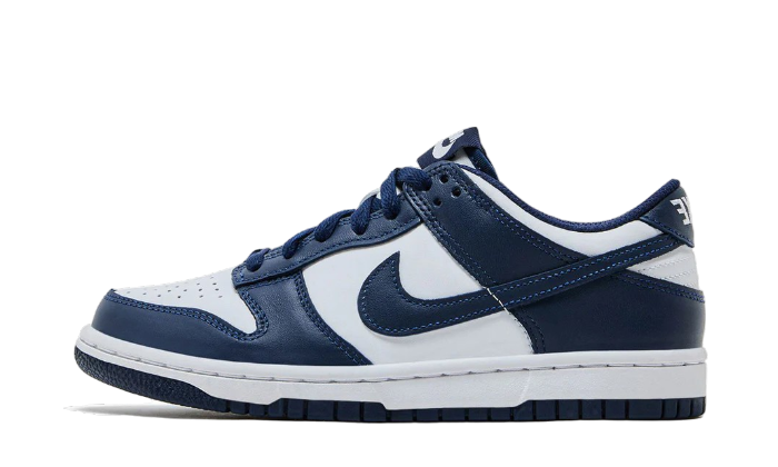 Dunk Low White Midnight Navy