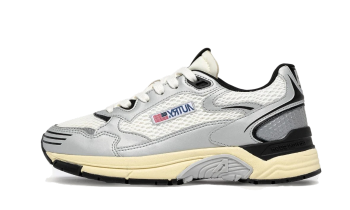 Autry Hyperway MV-03 Blanc Argent Noir Mixte Unisexe