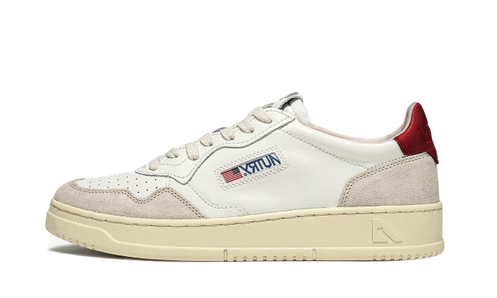 Autry Medalist LS41 Cuir Daim Blanc Bleu Mixte Unisexe