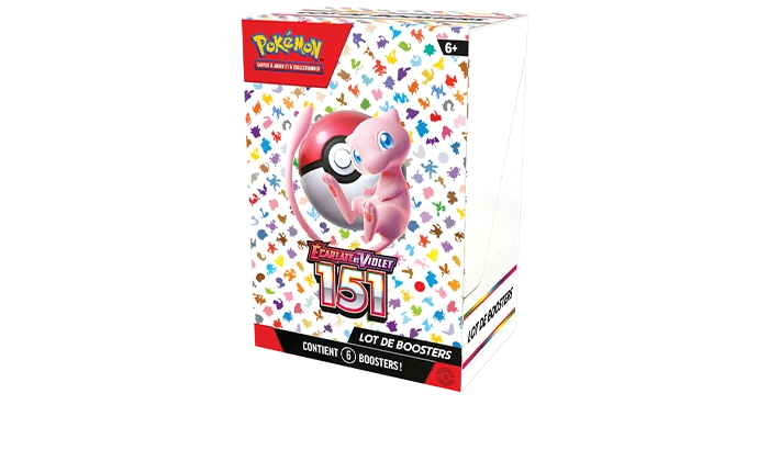 Pokémon Bundle de 6 Boosters EV3.5 Ecarlate et Violet 151 - FR