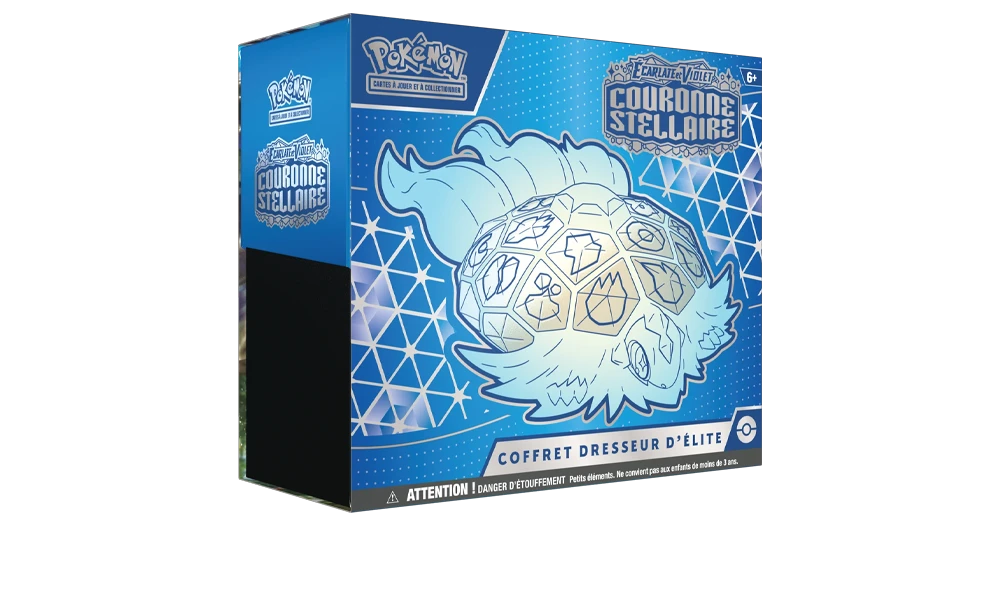 Pokémon Coffret Dresseur D'Elite Couronne Stellaire Écarlate et Violet EV7 - FR