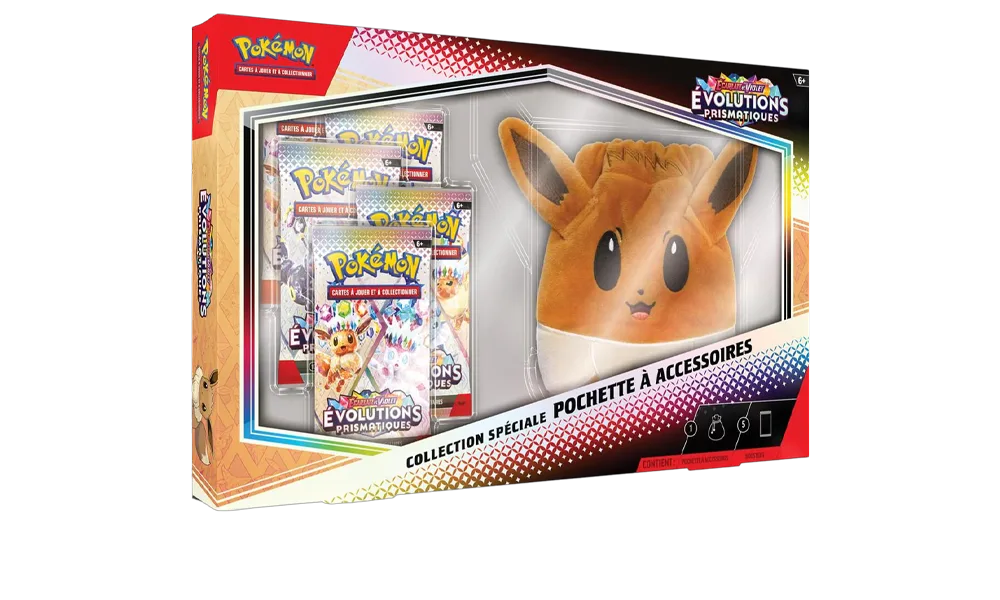 Pokémon Coffret EV8.5 Collection Spéciale Pochette à Accessoires Évoli - FR