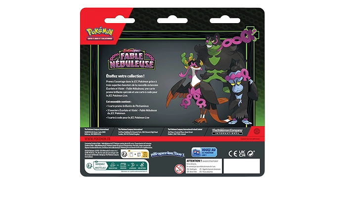 Pokémon Tripack EV6.5 Fable Nébuleuse - FR
