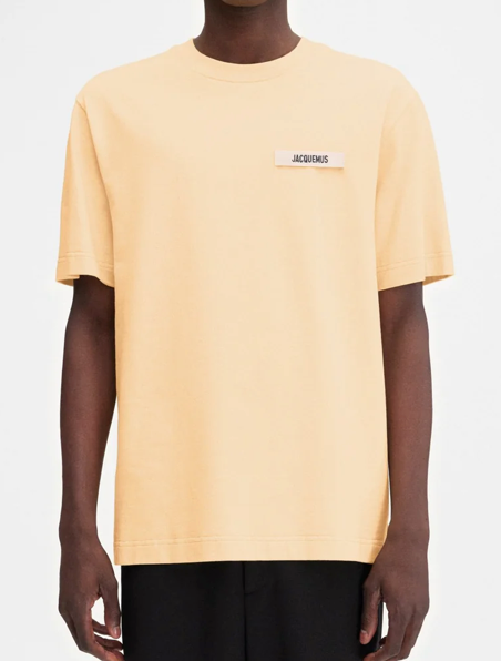 T-Shirt Gros Grain – Jacquemus – Beige Abricot