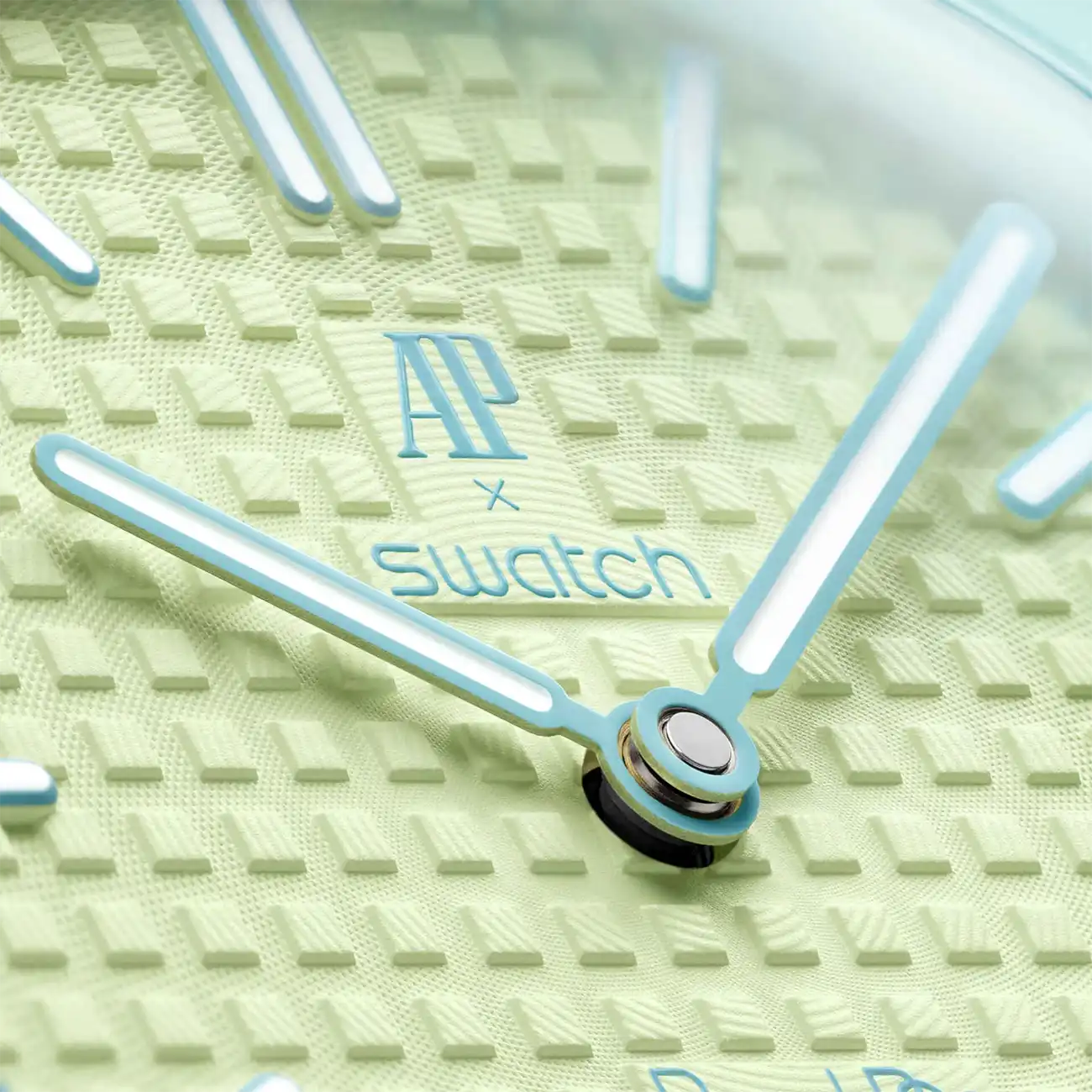 Swatch Audemars Piguet Royal Pop Collection Pocket Watch Blaue Acht