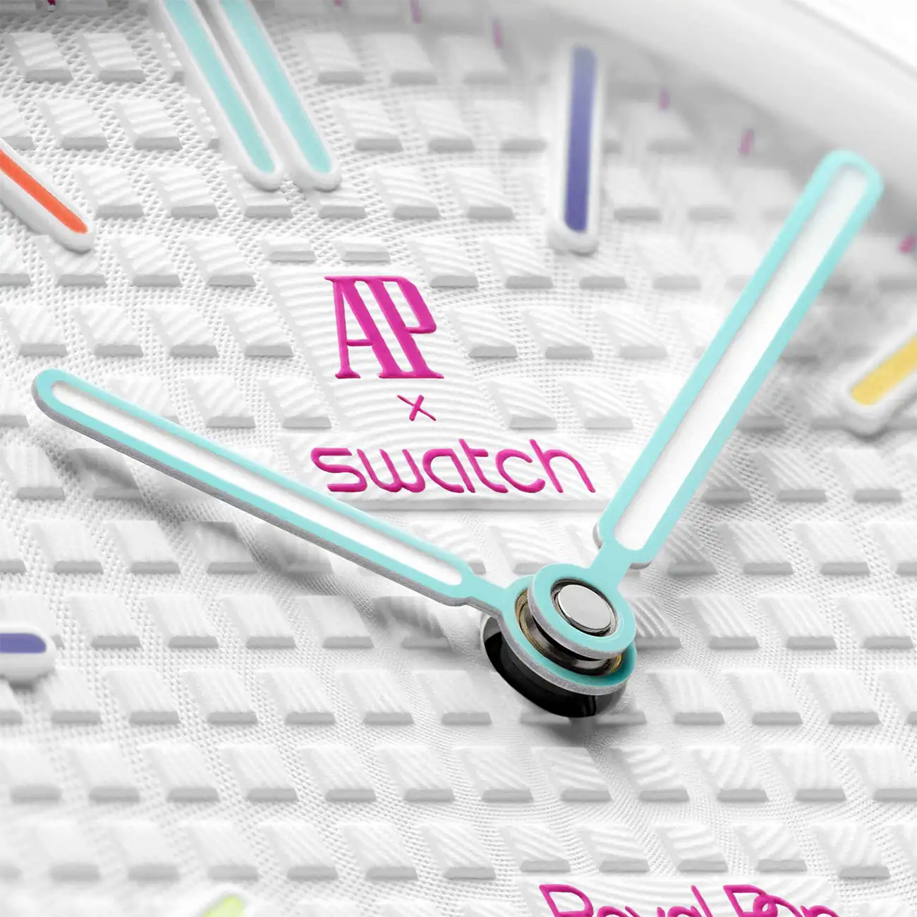 Swatch Audemars Piguet Royal Pop Collection Pocket Watch Huit Blanc