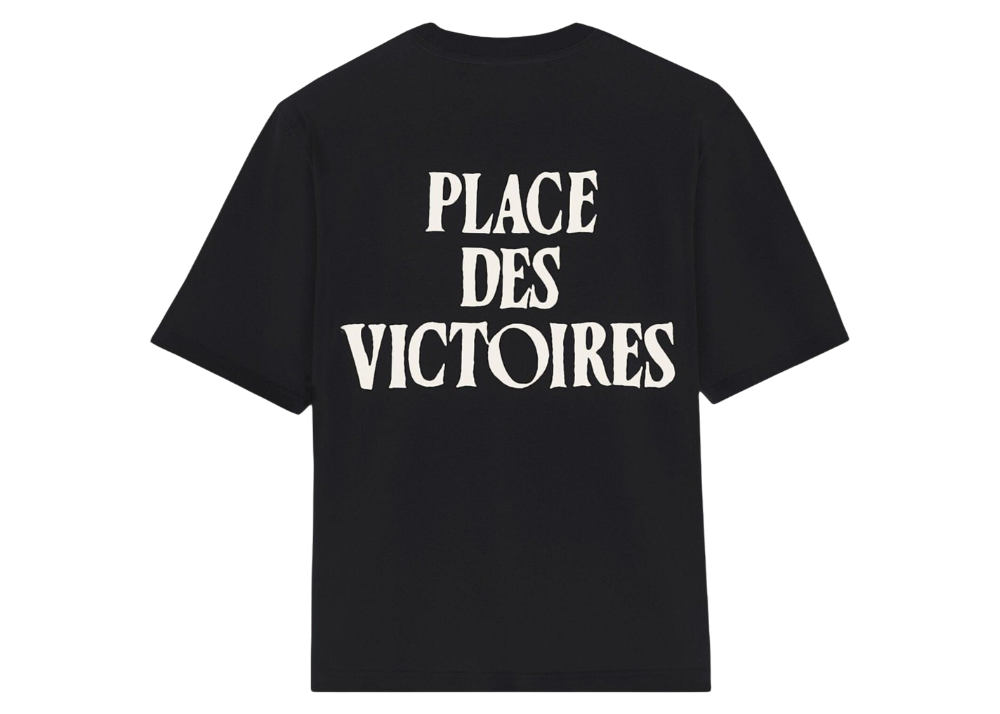 T-Shirt Place Des Victoires – Ami Paris – Noir