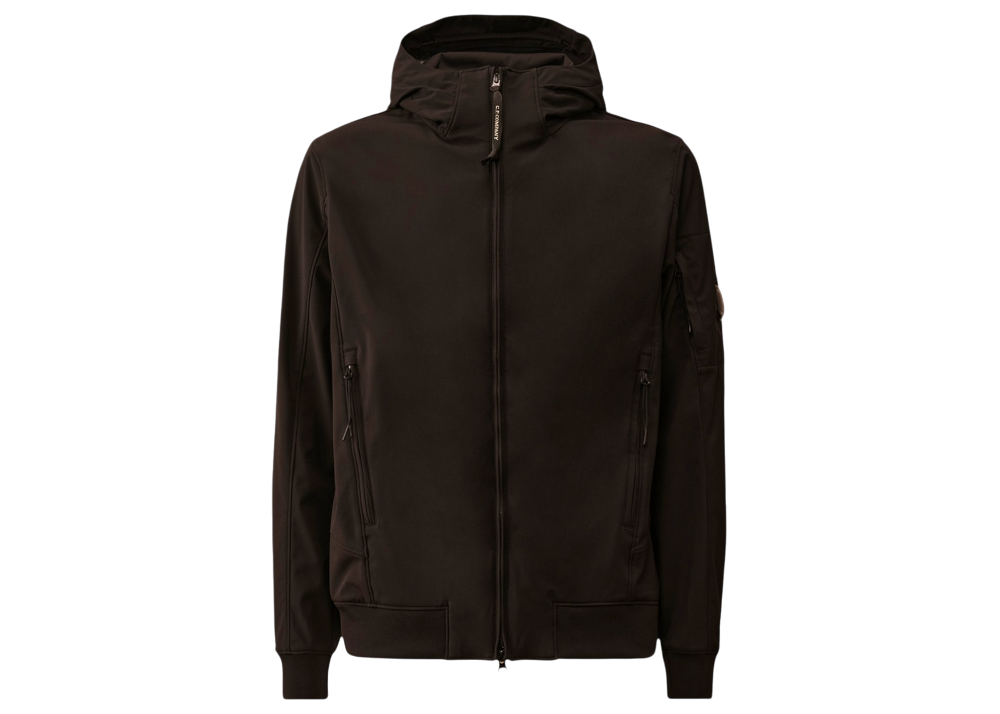 Shell-R Hooded Lens Jacket - CP COMPANY - Black