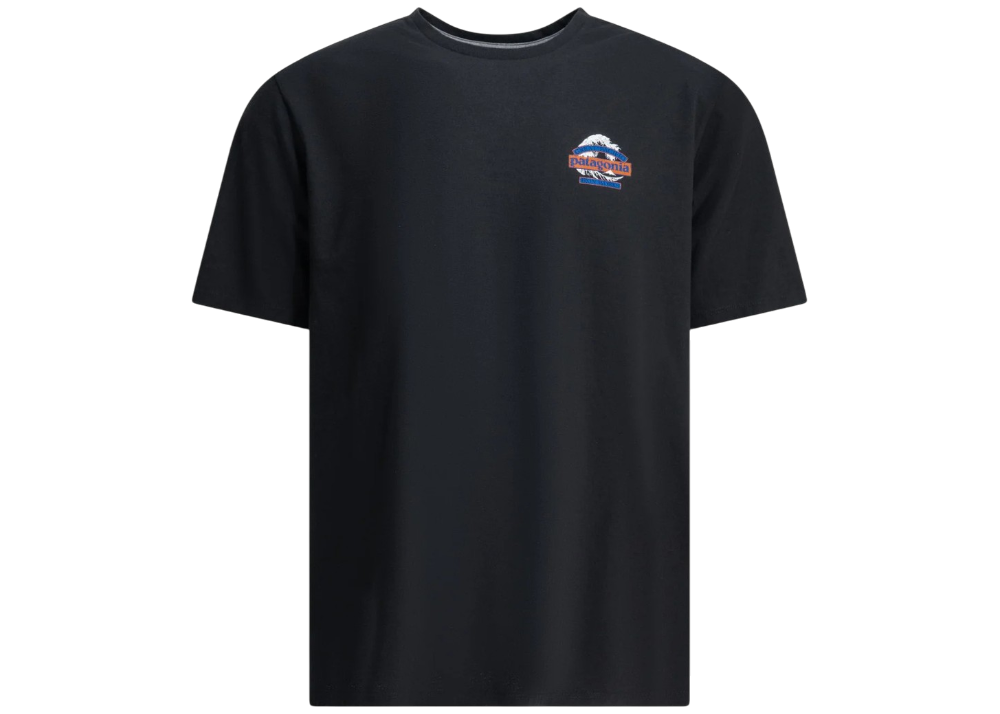 T-shirt Patagonia Men’s Great Waves Responsibili-Tee Coupe Regular Noir
