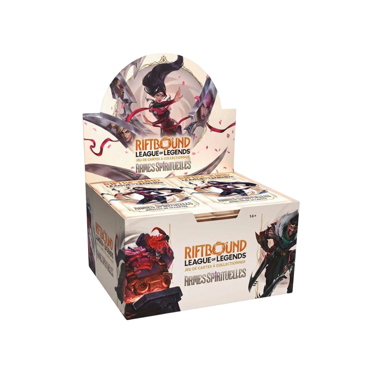 Display de 24 boosters Riftbound Armes Spirituelles par We Have It, jeu de cartes à collectionner League of Legends