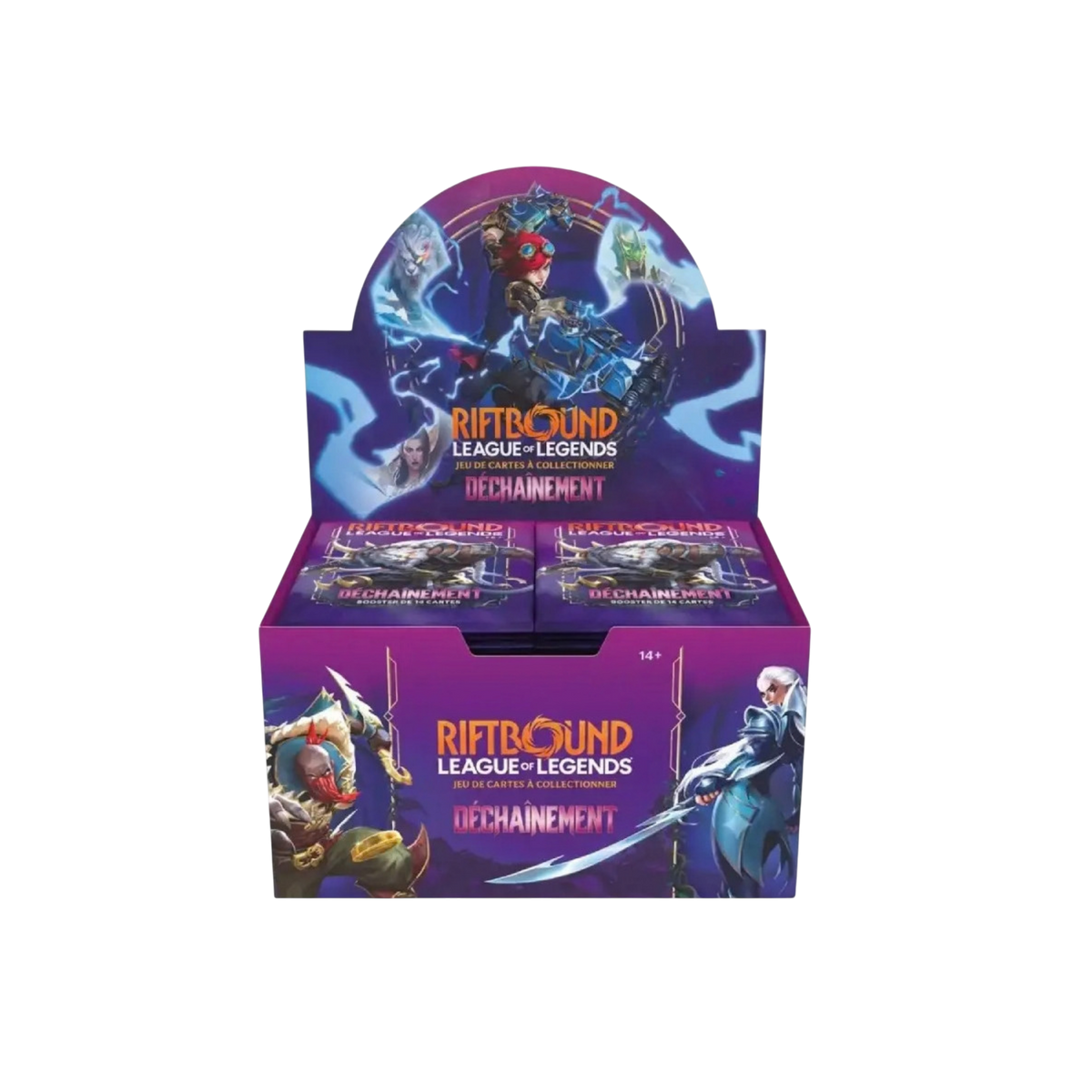 Display de 24 boosters Riftbound Déchaînement en français, jeu de cartes à collectionner League of Legends We Have It