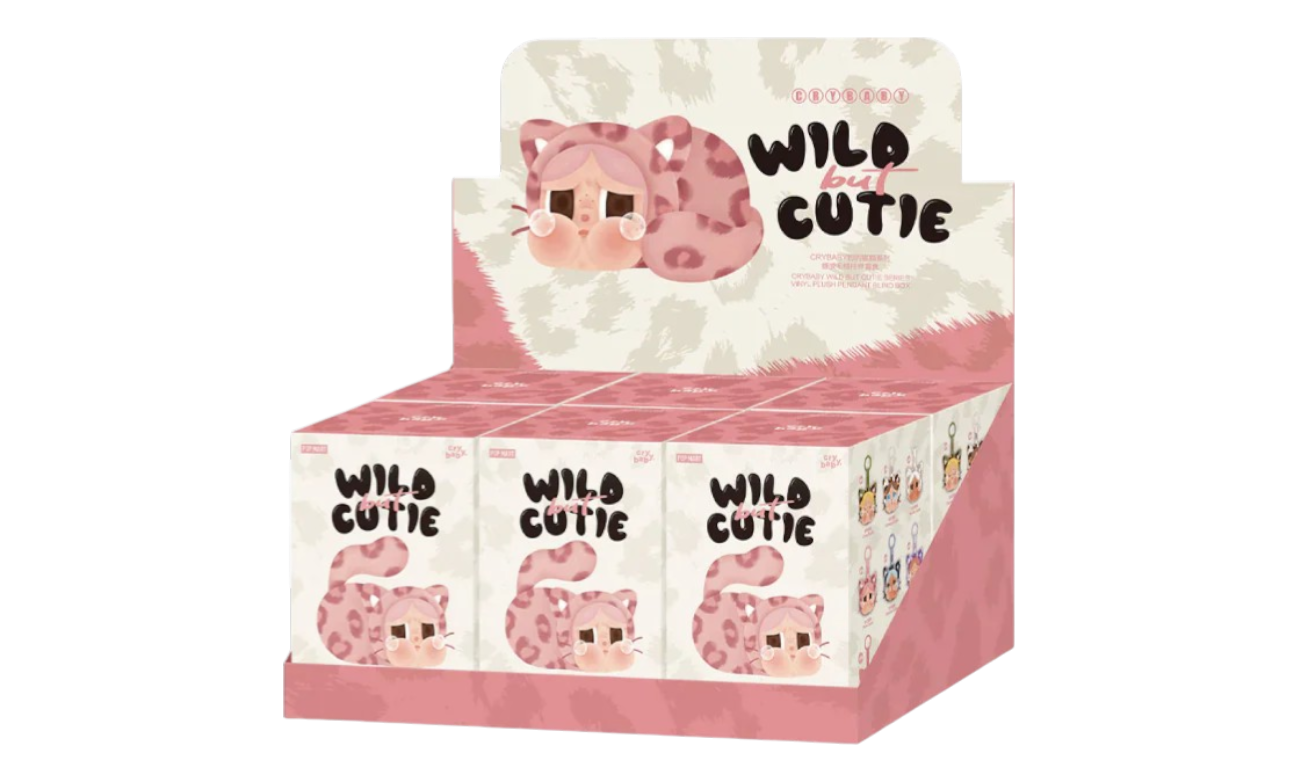 Pop Mart CryBaby Wild but Cutie Series Vinyl Plush Pendant Single Blind Box
