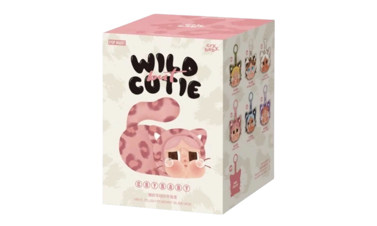 Pop Mart CryBaby Wild but Cutie Series Vinyl Plush Pendant Single Blind Box