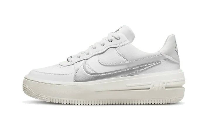Nike air force 1 metallic silver shop