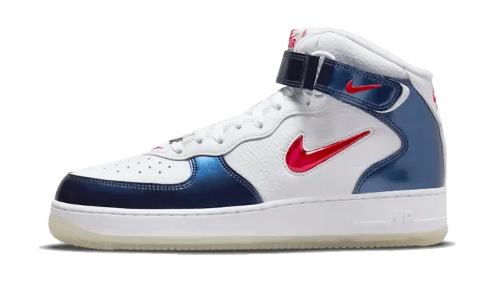 Air Force 1 Mid University Red Midnight Navy