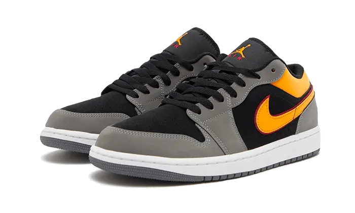 Air Jordan 1 Low Black Vivid Orange - FN7308-008