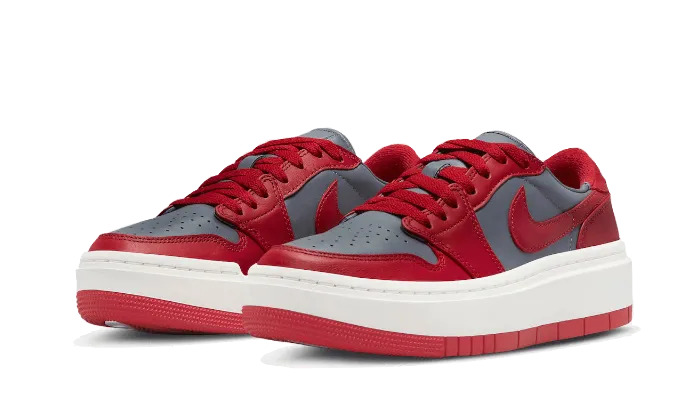 Air Jordan 1 Low Elevate Dark Grey Varsity Red