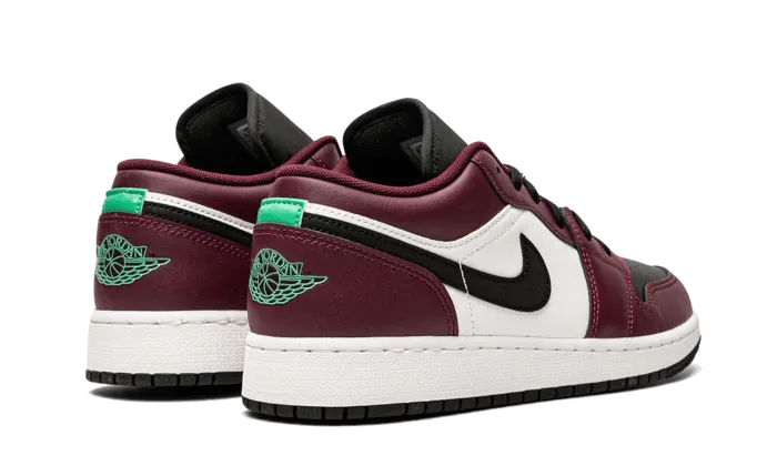 Air Jordan 1 Low SE Dark Beetroot Black Roma Green