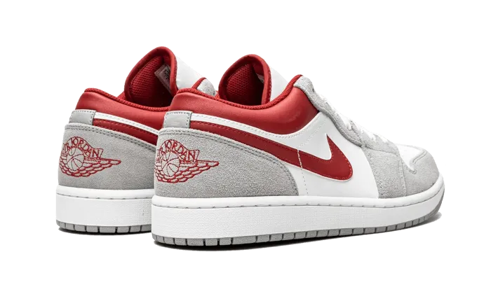 Air Jordan 1 Low SE Light Smoke Grey Gym Red