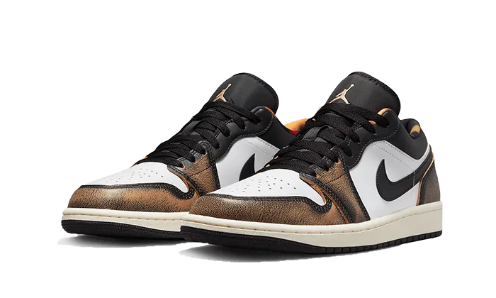 Air Jordan 1 Low SE Orange Wear-Away