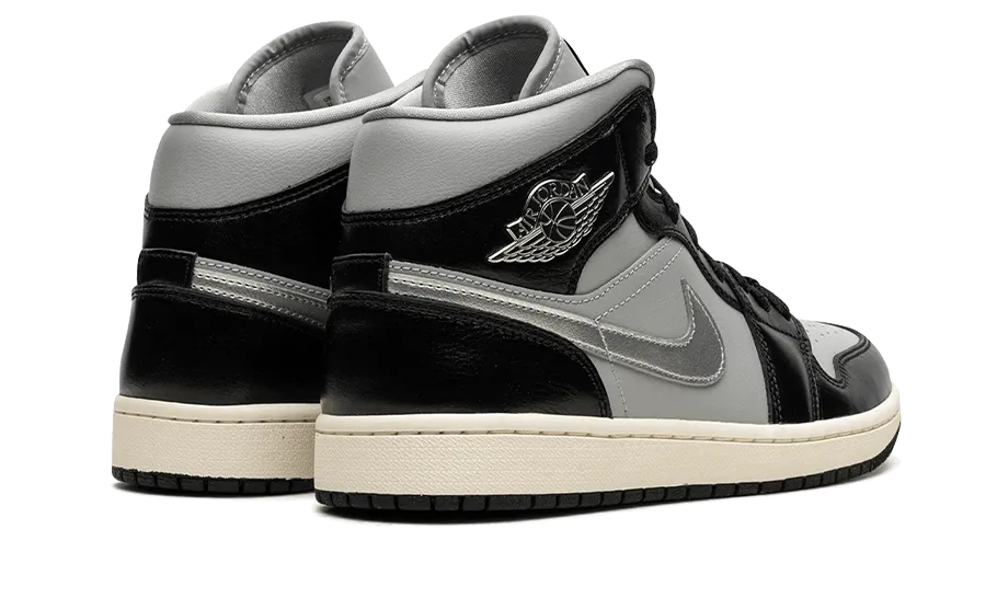 Air Jordan 1 Mid Black Chrome - FB9892-002