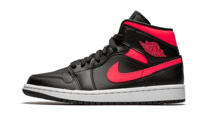 Air Jordan 1 Mid Black Siren Red