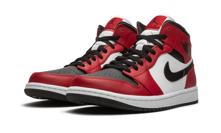 Air Jordan 1 Mid Chicago Black Toe