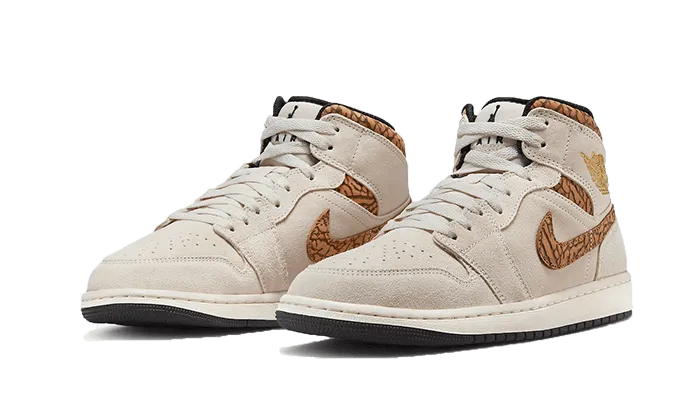 Air Jordan 1 Mid SE Brown Elephant