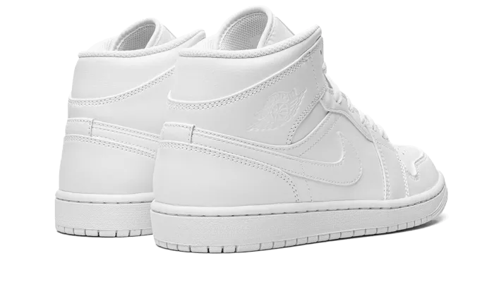 Air Jordan 1 Mid Triple White (2022)