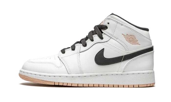 Air Jordan 1 Mid White Arctic Orange