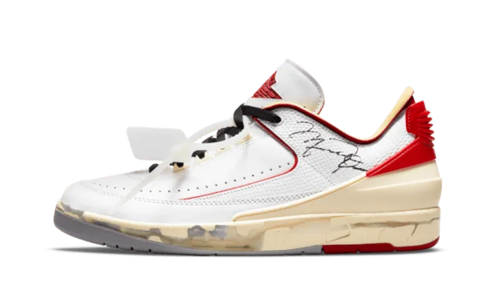 Air Jordan 2 Retro Low SP Off-White White Red